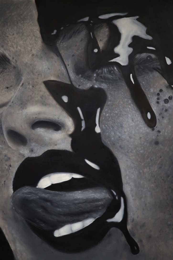 Liquid Portrait IV Noir